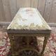 Bench - Louis XVI style office bench in gilded wood