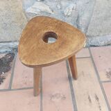 Tabouret tripode, pieds compas