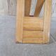Folding pine stool - Design attributed to Adrian Reed or Pierre Lota - 1980