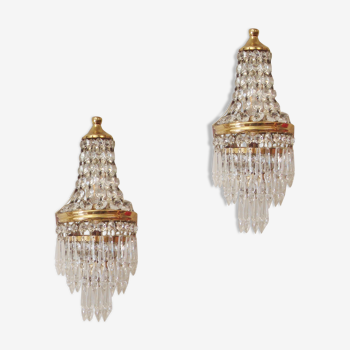 Pair of hot air balloon sconces