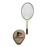 Raquette Ancienne Tennis DONNAY Junior Bois + Étui Vintage