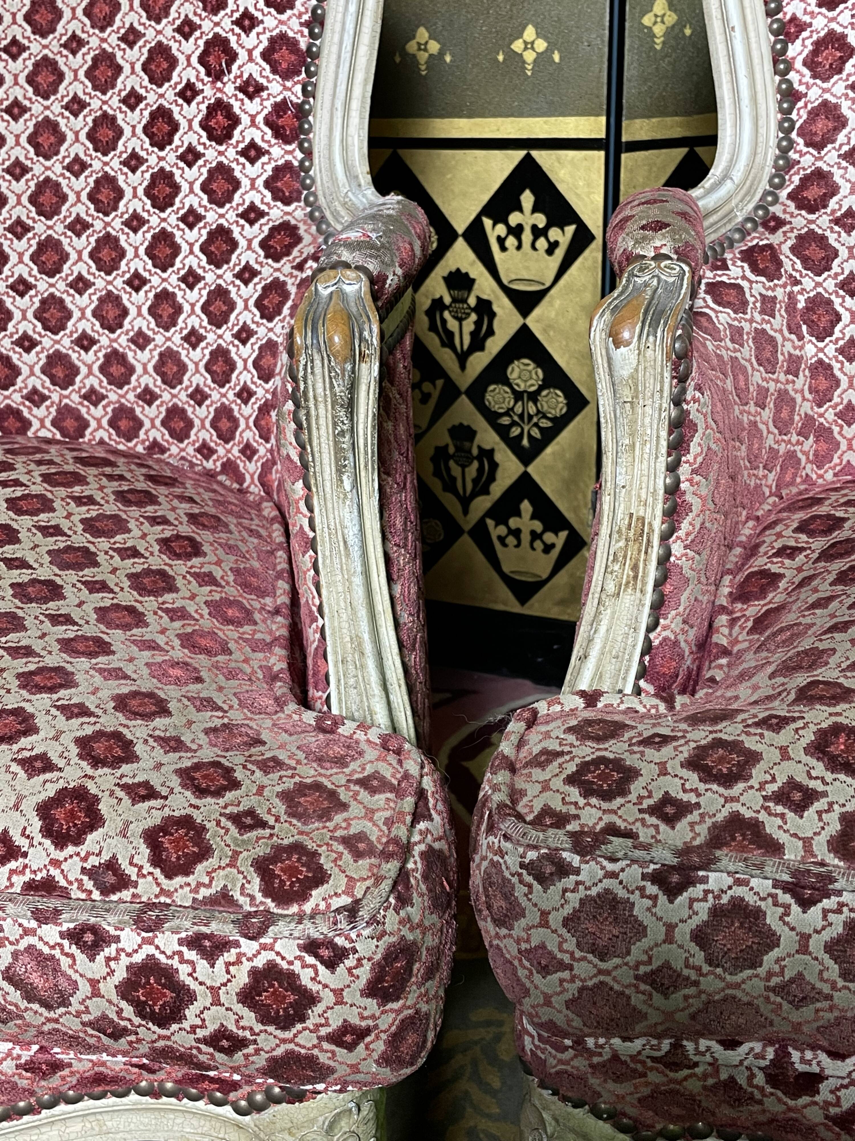 Pair of Louis XV style shepherdesses