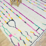 Colorful moroccan berber carpet 297 x 194 cm
