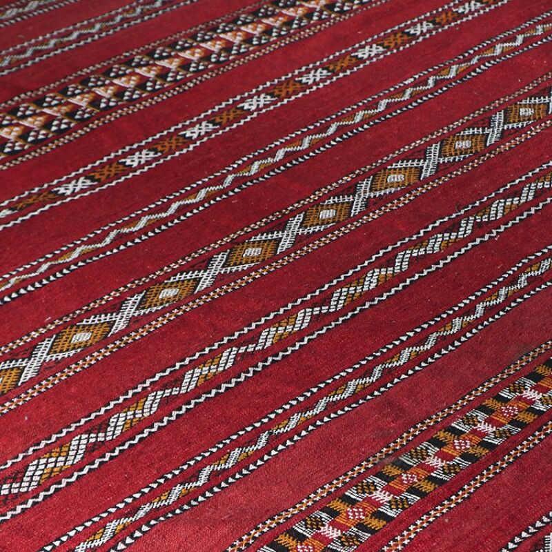 Vintage Kelim Rug in Red