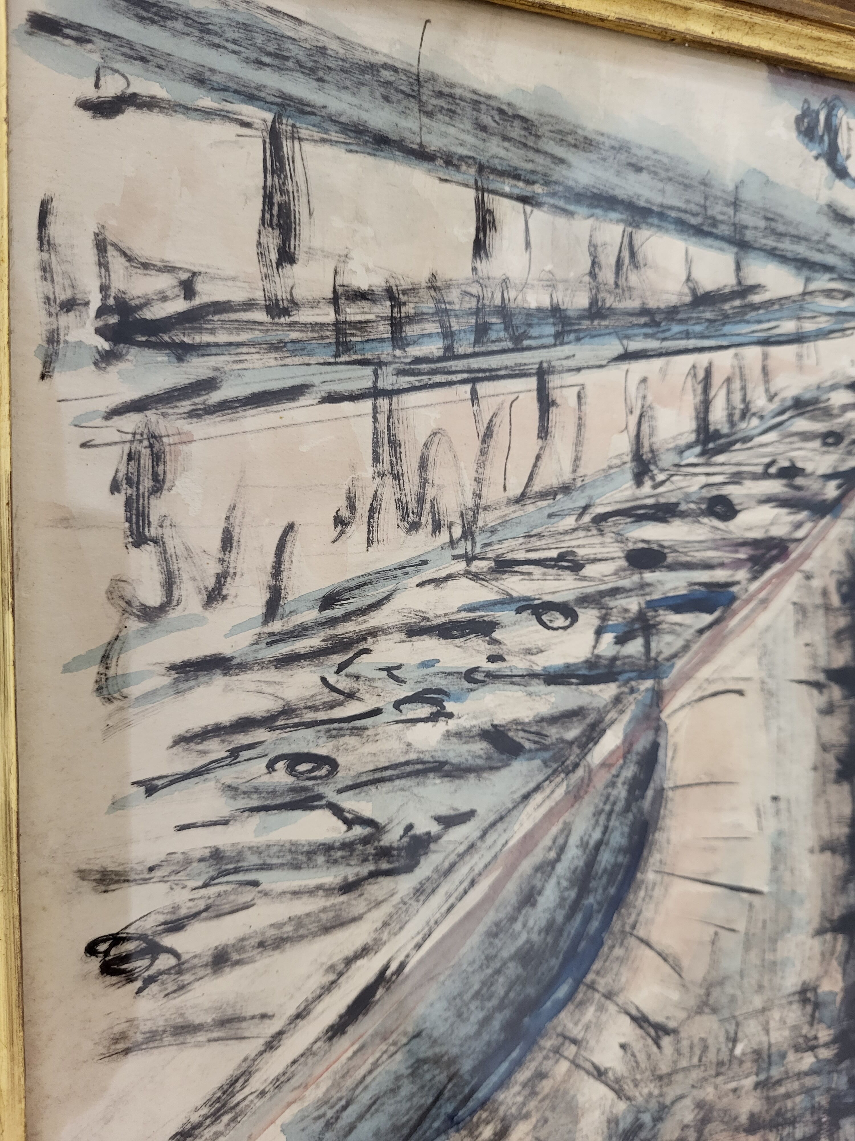 Painting ink and watercolor - jean crozes