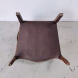 Voltaire armchair velvet striped blue