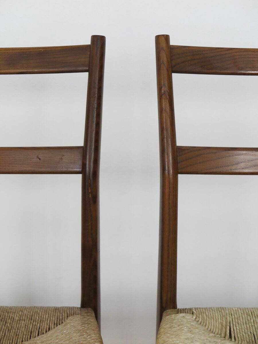 Leggera Model Chairs Designed by Gio Ponti for Cassina, Italy, 1950s, Set of 4