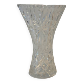 Vase en verre vintage années 50