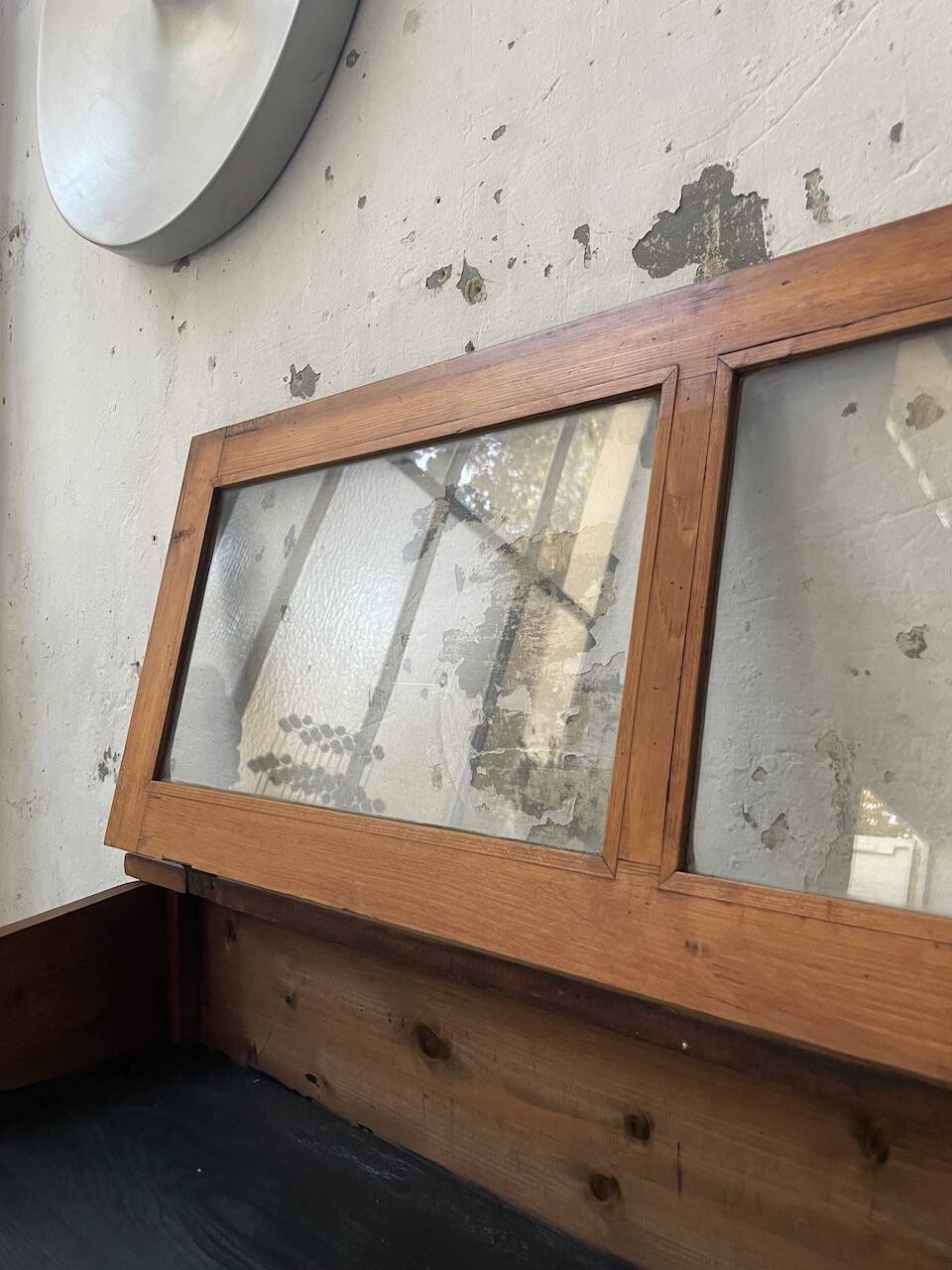 50s display cabinet side table