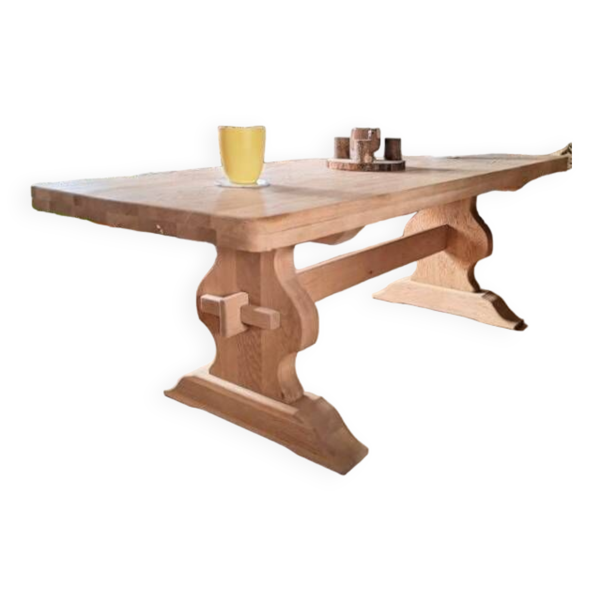 Monastery table in aeorogumed oak
