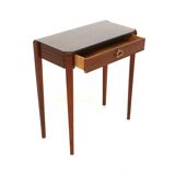 Mahogany bedside table, Sweden, 1950s