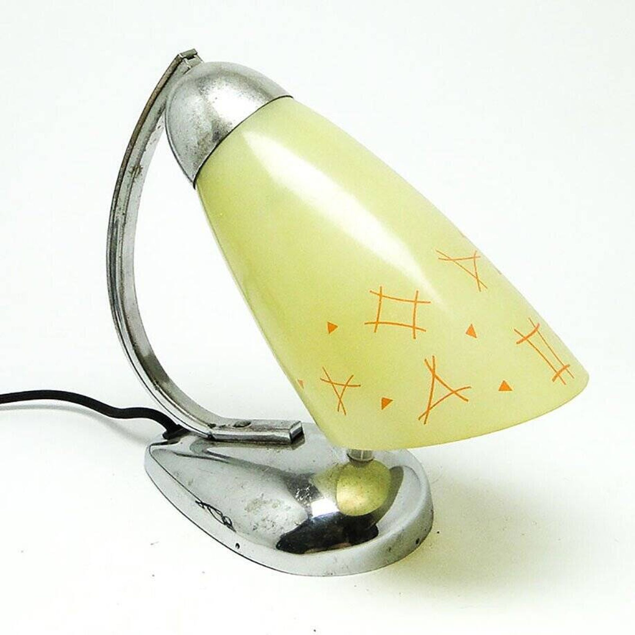 Bedside table lamp by J. Hurka for Napako, former Czechoslovakia, 1960s