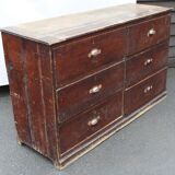 Pine haberdashery 6 x drawer chest drawers ,