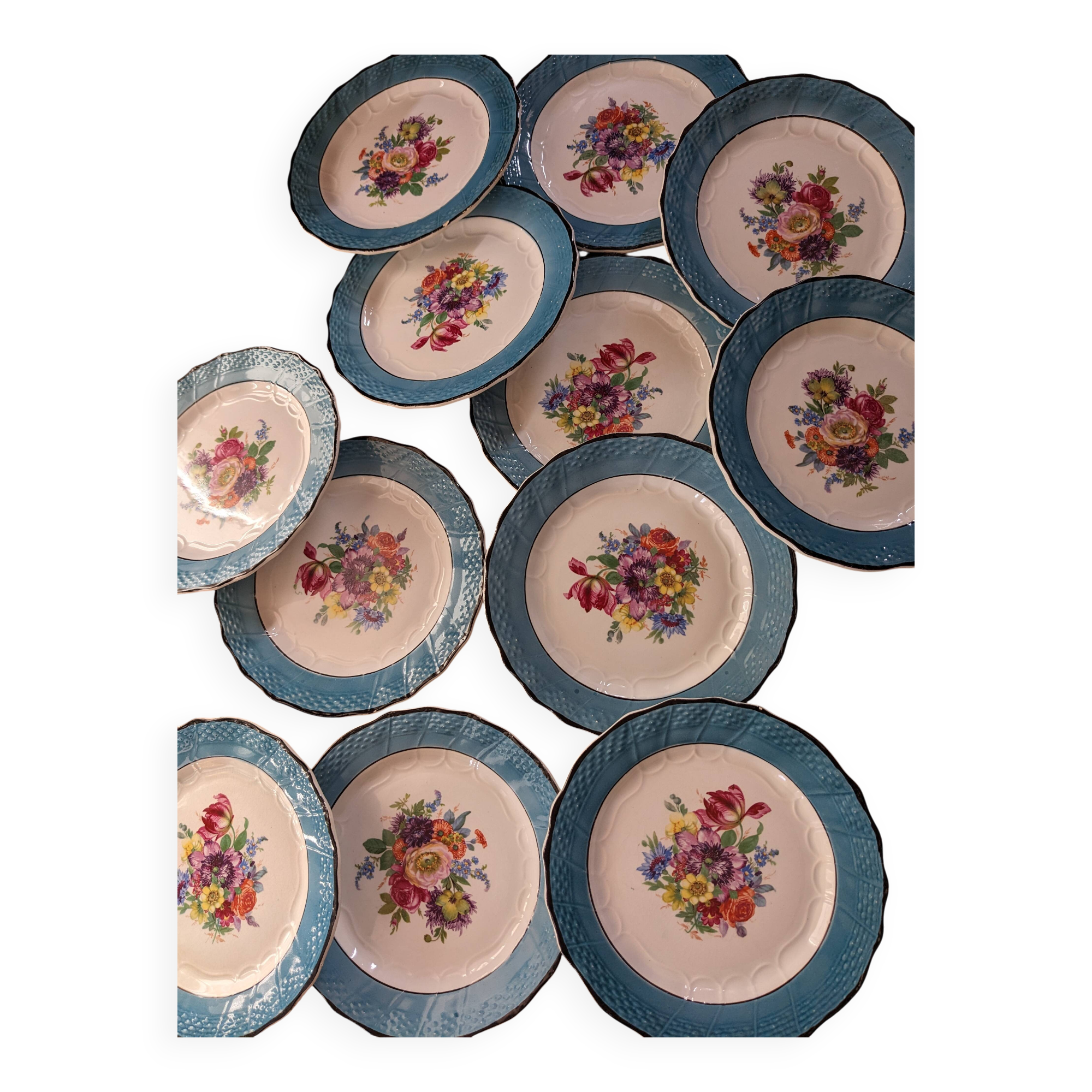 Moulin des Loups Terre de Fer dessert plates