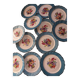 Moulin des Loups Terre de Fer dessert plates
