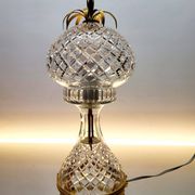 Val Saint Lambert kristallen tafellamp – vintage ananasvorm 1960-1970