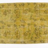 Yellow Vintage Tribal Carpet