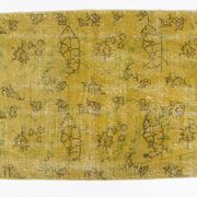 Yellow Vintage Tribal Carpet