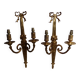 Bronze wall light in Louis XVI style