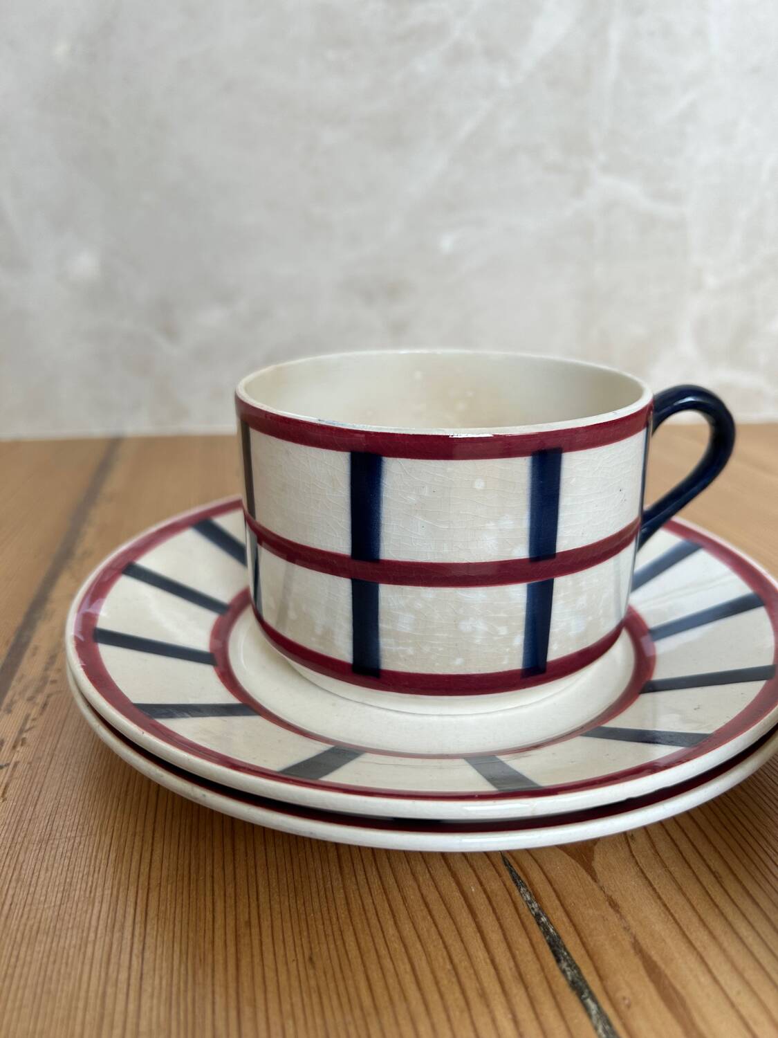 Set of 2 large “Béarn” cups