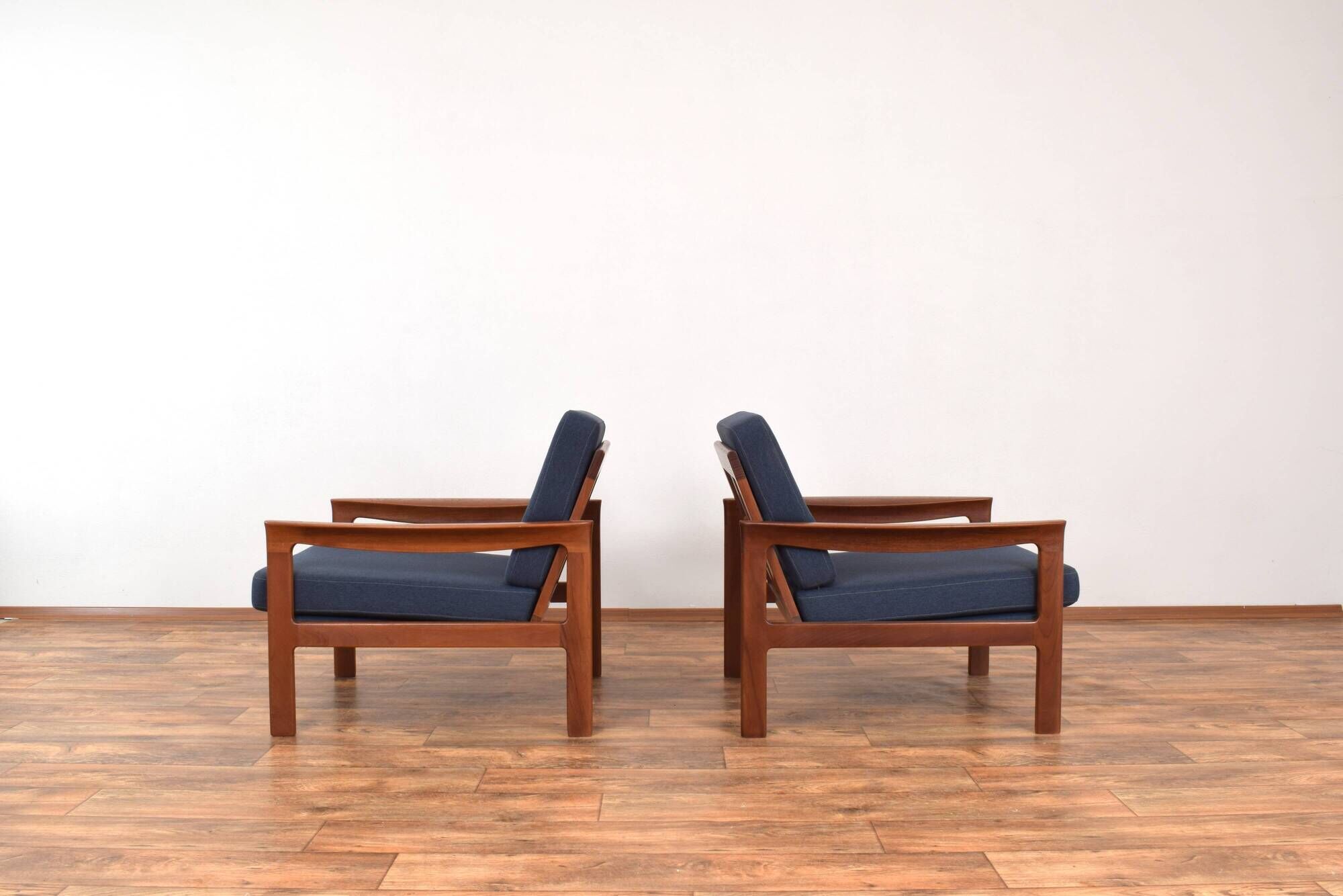 Mid-Century Danish Teak Lounge Chairs by Arne Vodder for Komfort, 1960s, Set of 2