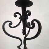 Art Deco wrought iron floor lamp - French work from the 30s