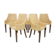 Lot de 6 chaises en rotin et bois