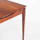 Scandinavian style teak table with two extensions. Vintage. France, 1960s