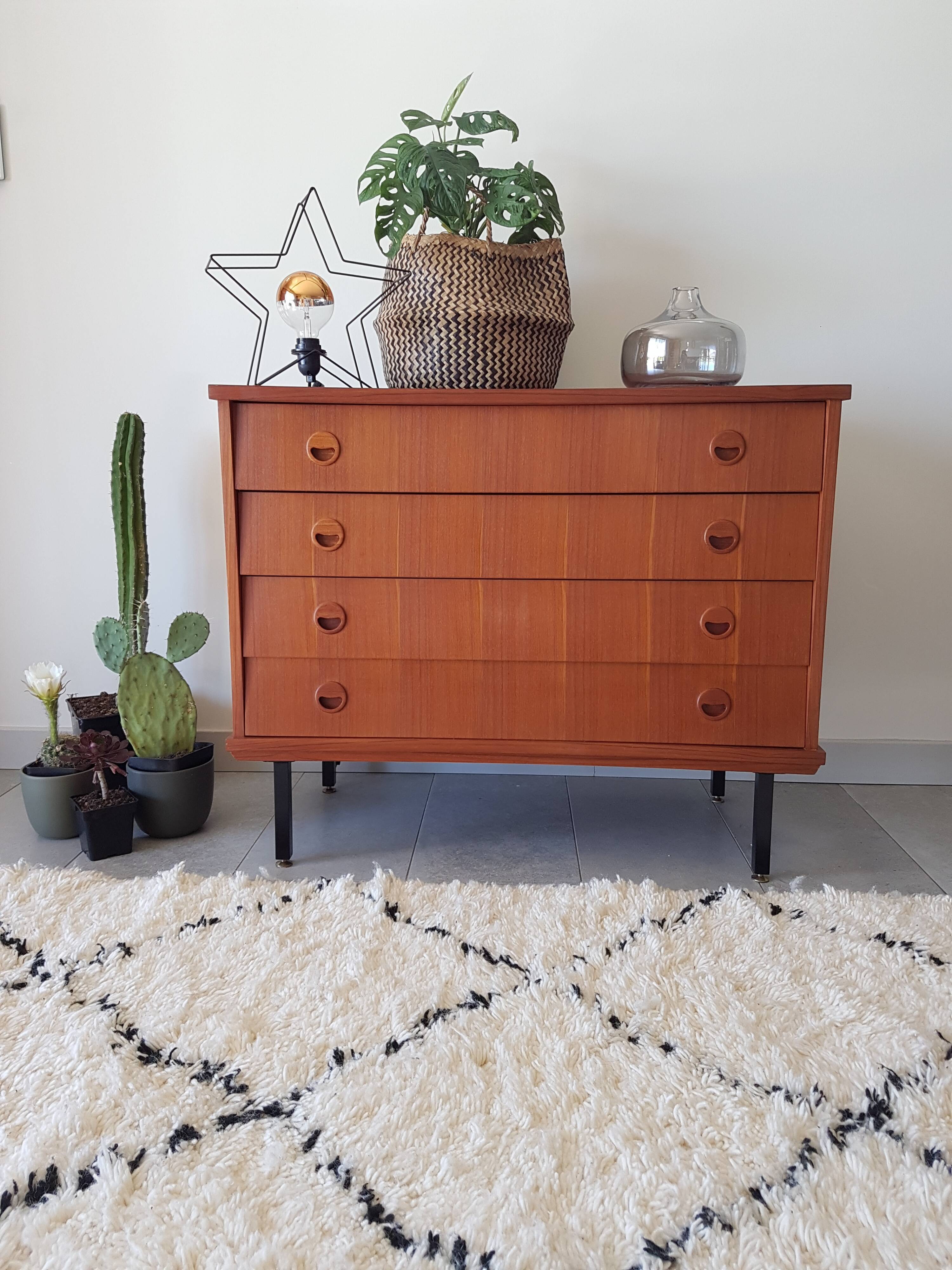 60s vintage chest of drawers
