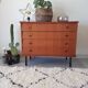 60s vintage chest of drawers