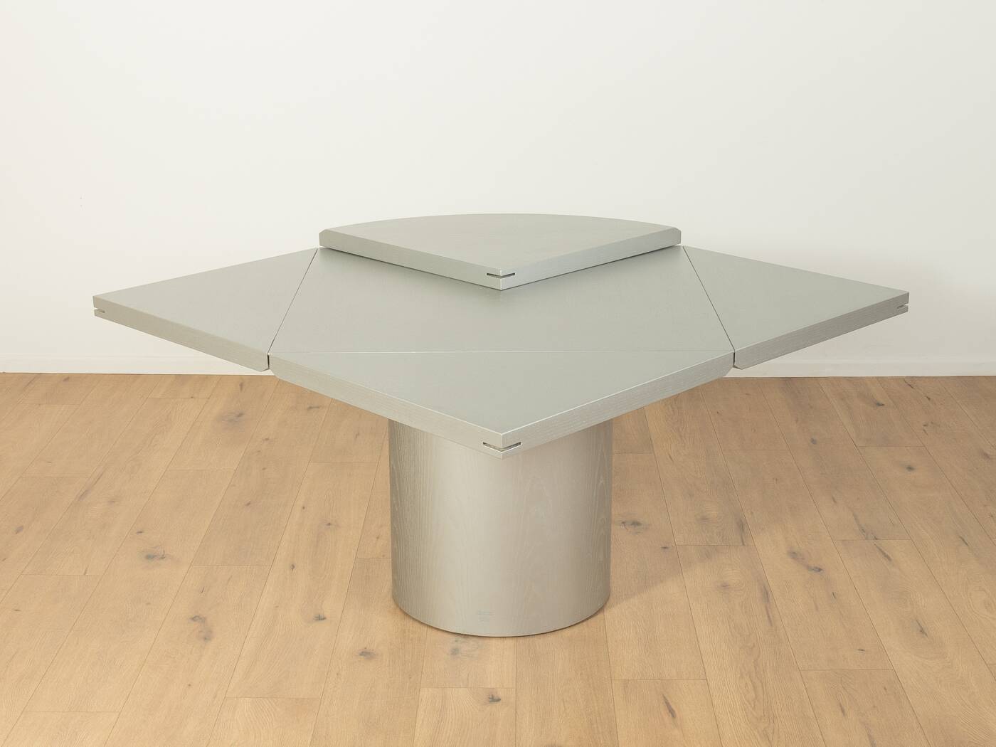 Table à manger Quadrondo, Erwin Nagel, Rosenthal, Argent