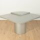Table à manger Quadrondo, Erwin Nagel, Rosenthal, Argent