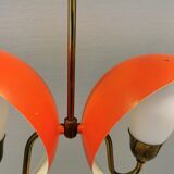Incredible Chandelier / hanging lamp from Danish Fog & Mørup, estimated 1950s
