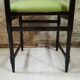Six 50's chairs - varnished wood
