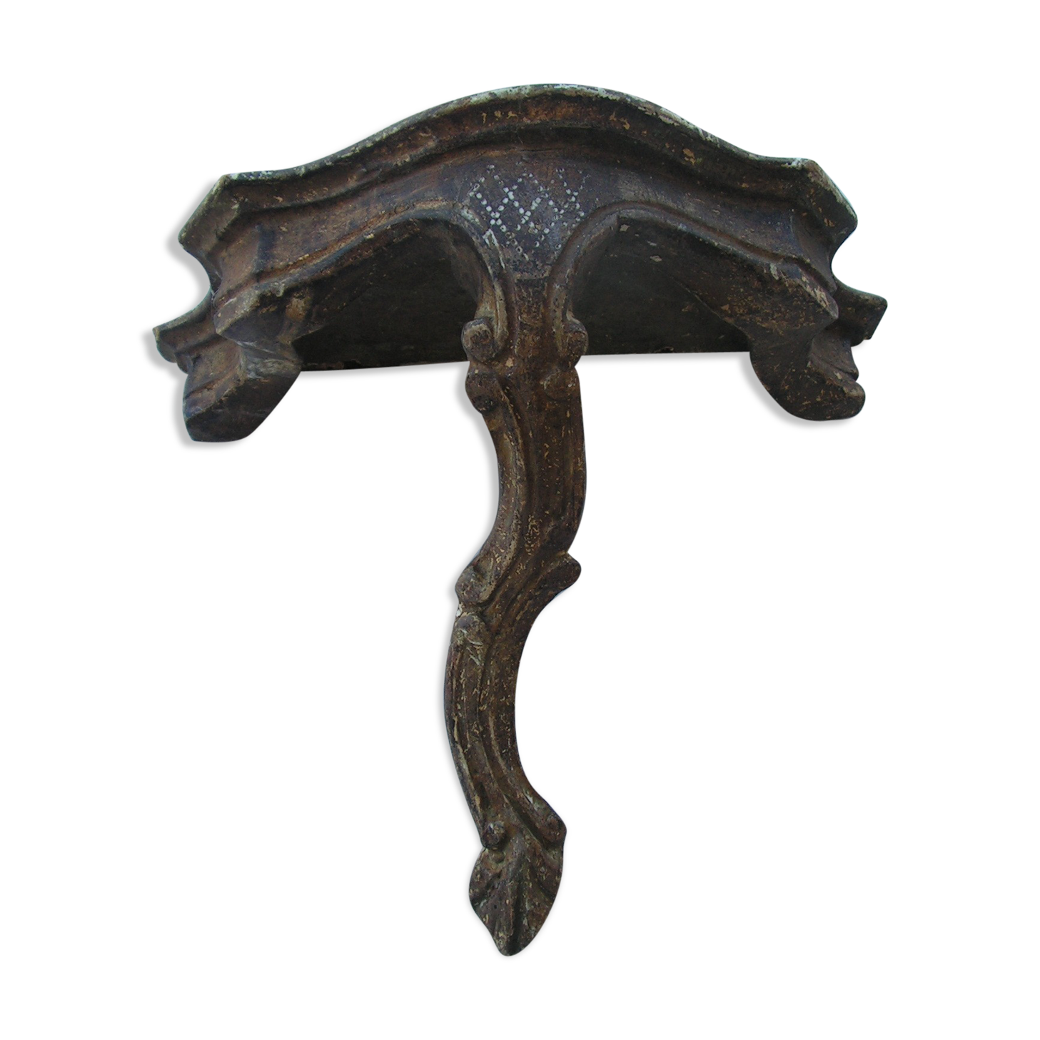 Console in stucco glod