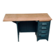 Antique desk with drawers and shelf