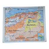 Old Vidal Lablache map N°11 Algeria Tunisia Sahara