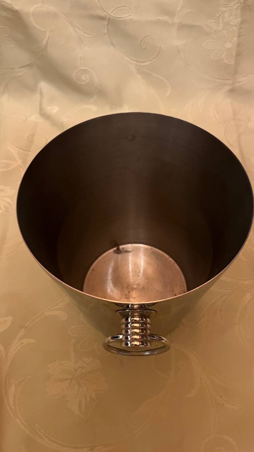 Vintage stainless steel ice bucket