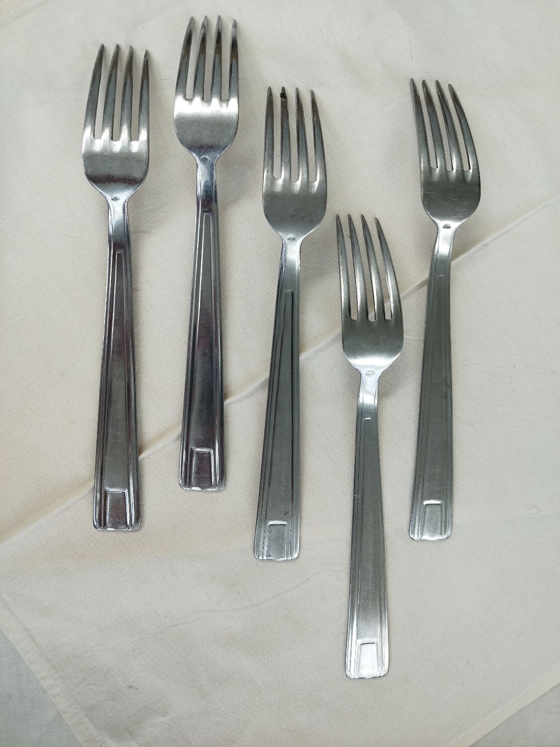 Lot de fourchettes inox