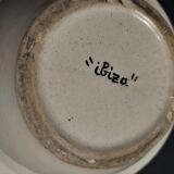 Spanish earthenware dish Ibiza early twentieth century