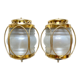 Vintage marine wall lamps