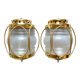 Vintage marine wall lamps