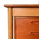 Vintage Scandinavian teak two-tone desk