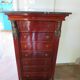 Antique Weekly Planner/Empire Style Commode-Caryatid-Patinated Bronze - 1950