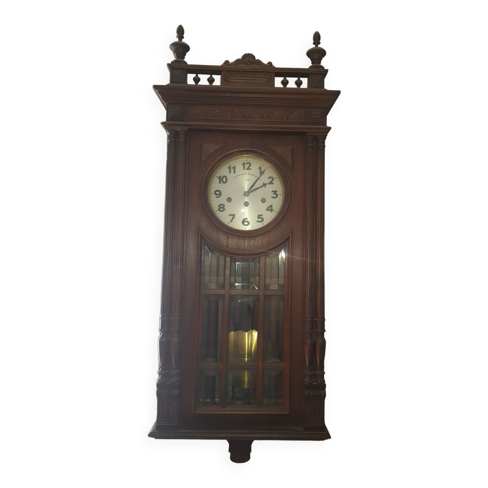 Wall chime clock