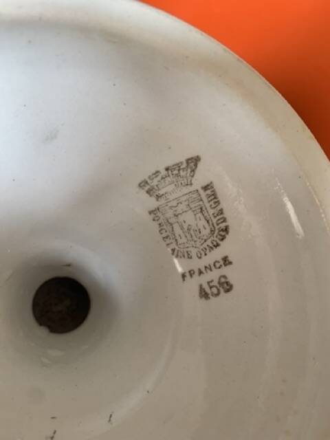 Gien porcelain fruit bowl from the 1930s