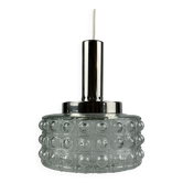 60s 70s VEB hanging lamp ceiling lamp bubble chrome glass space age design