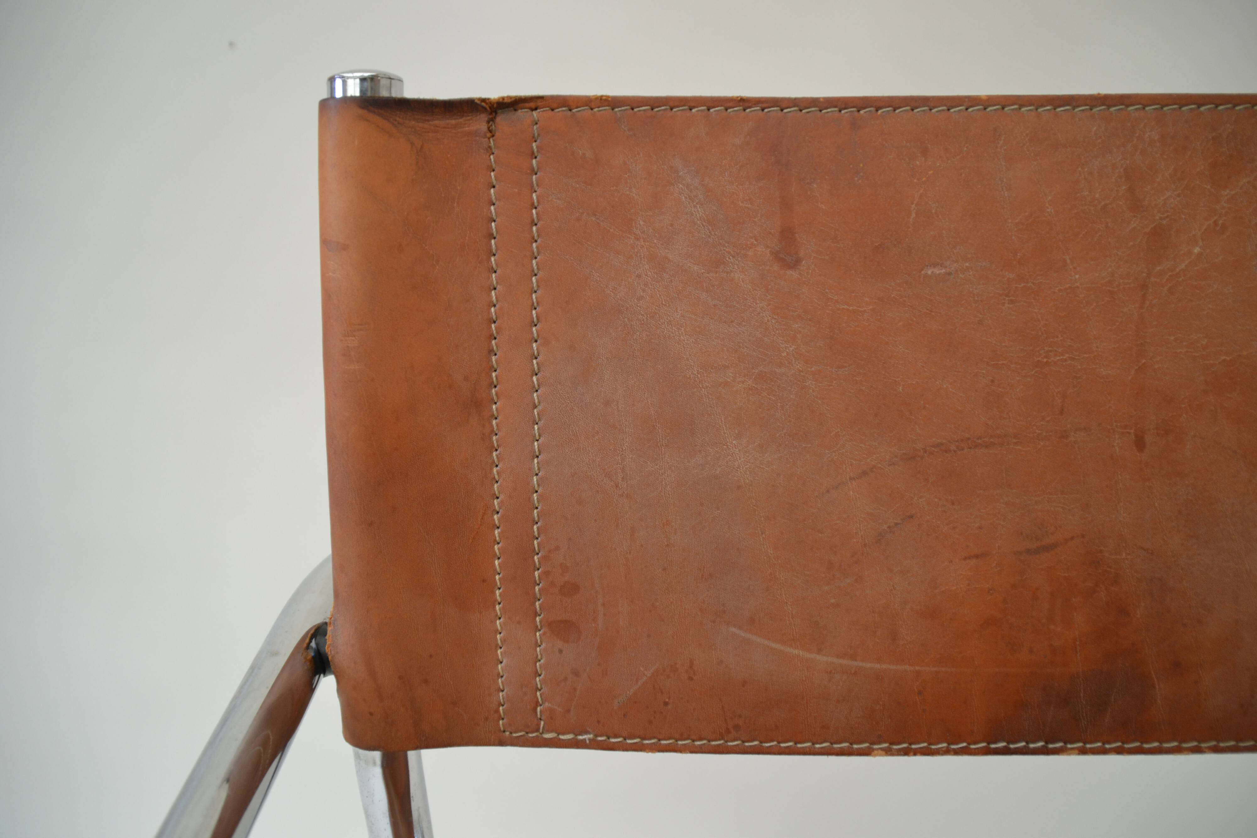 Paire de fauteuils “MG5” d’après Marcel Breuer édition Matteo Grassi, des années 70