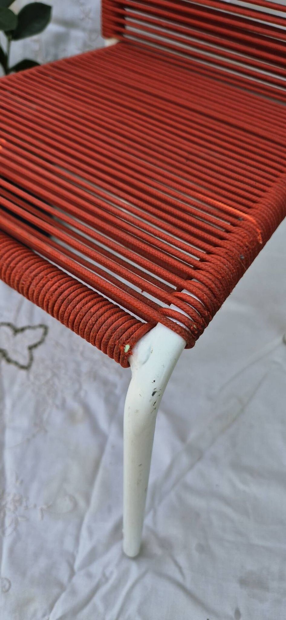 2 chaises enfant scoubidou - années 50
