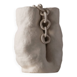 CERAMIC CHAIN VASE
